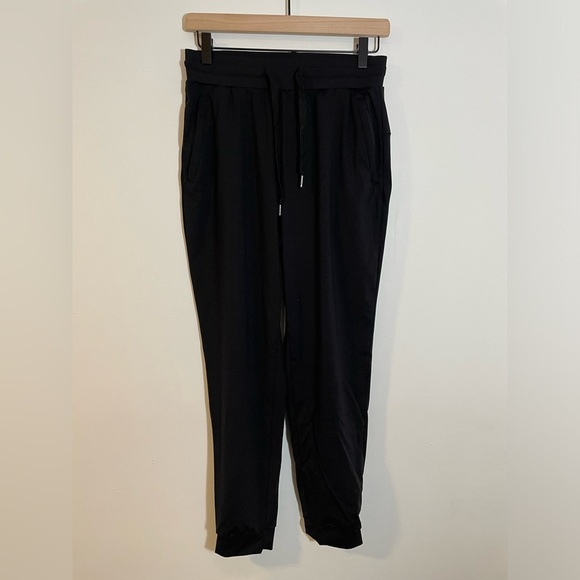 Blaosn Black Joggers Size Medium Zip Pockets Gym Yoga Athletic Stretch EUC - Picture 5 of 10